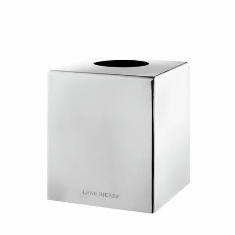 Pojemnik na chusteczki Aya tissue holder 12X12X13,5 cm. Steel Lene Bjerre