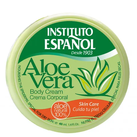 INSTITUTO ESPANOL ALOE VERA Nawilżający krem do ciała i rąk na bazie aloesu, 40 ml