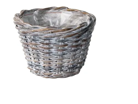 Kosz rattanowy Round fi 29cm white