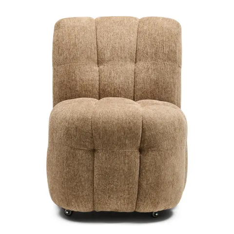 Krzesło Davos Dining Chair with wheels, Warm Taupe Riviera Maison