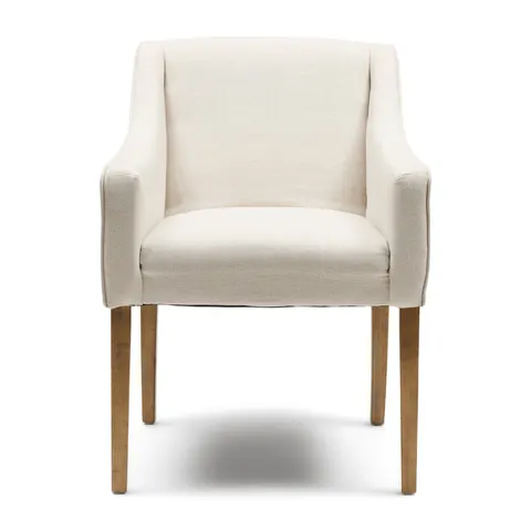 Krzesło Savile Row Dining Armchair, Flanders Flax Riviera Maison