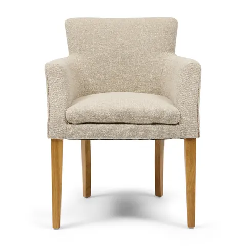 Krzesło Waverly Dining Armchair, Mountain Weave Dune Sand Riviera Maison