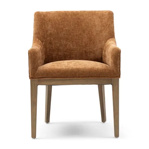Krzesło Whistler Dinning Armchair Montmartre Weave Maroon Brown Riviera Maison