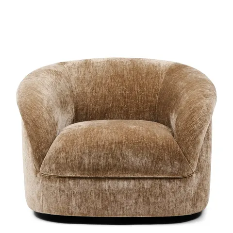 Fotel Cortona Swivel Armchair Mochaccino Riviera Maison