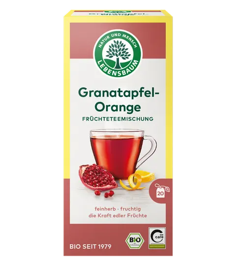 Herbatka Granat - Pomarańcza BIO (20 x 2 g) 40g Lebensbaum