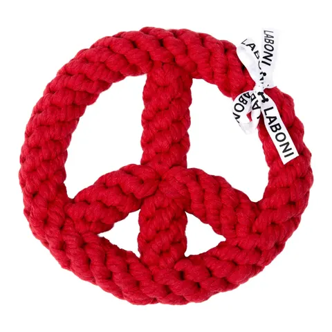 Zabawka dla psa - Peace czerwona LABONI