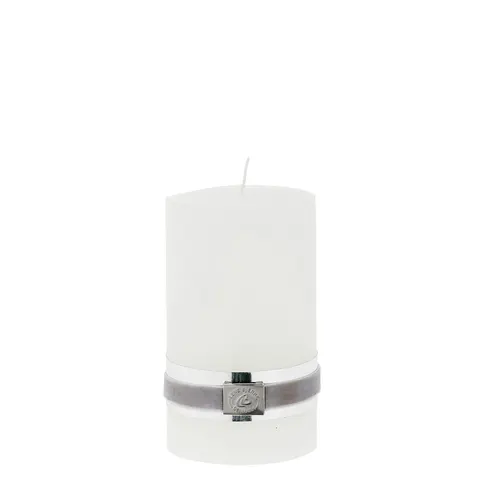 Świeca Rustic pillar Lene Bjerre white 12,5cm