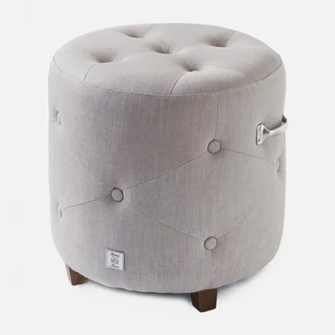 Puf Bowery Riviera Maison Linen Flax