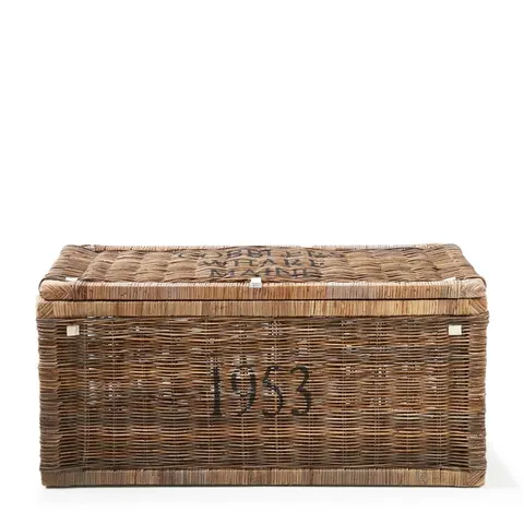 Kufer rattanowy RR Riviera Maison 90x40