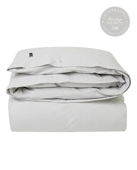 Poszwa na kołdrę Pin Point Beige/White Lexington 140x200