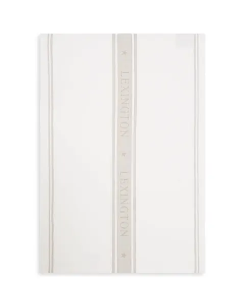Ręcznik kuchenny Icons Cotton Jacquard Star Lexington White/Beige