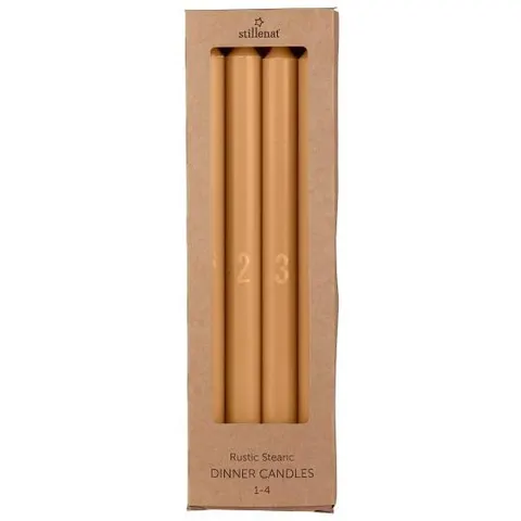 Świeca Advent Candle Set 1–4 Ib Laursen Ø:2.2 H:29 miodowe