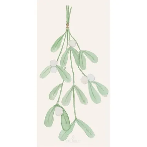 Papierowe serwetki mistletoe IB Laursen 10 x 20cm