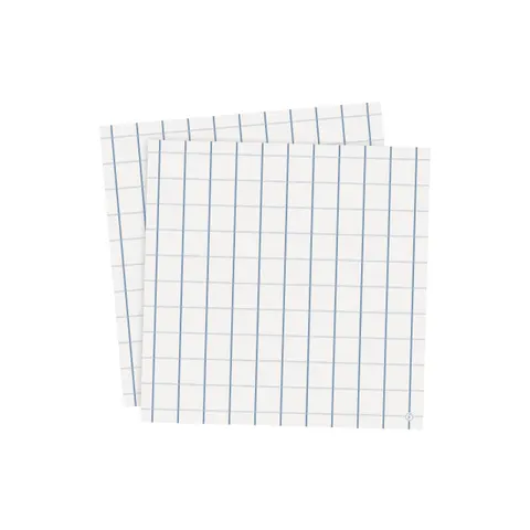 Papierowe serwetki Ernst squares white/lightblue