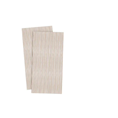 Papierowe serwetki Ernst stripes caramel/white