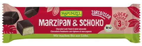 Batoniki Marcepanowe z Miodem w Czekoladzie Gorzkiej BIO 50g Rapunzel