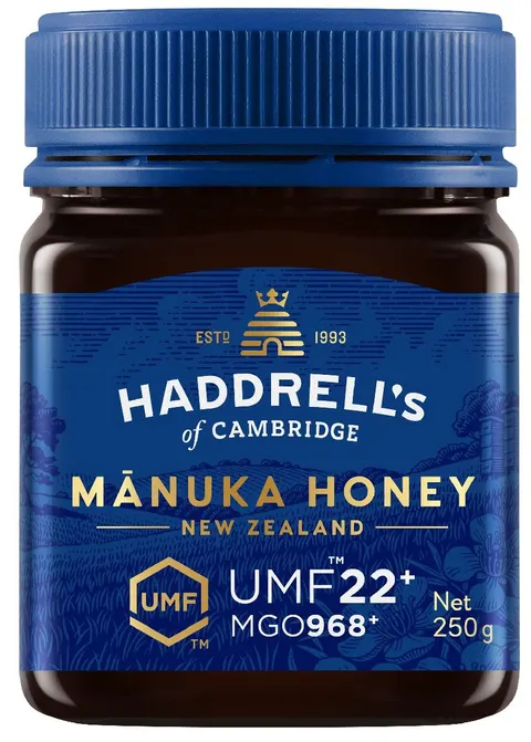 Haddrell's Manuka Honey miód manuka UMF22+ MGO968+ 250g