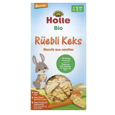 Ciasteczka Orkiszowo - Marchewkowe od 1 Roku Demeter BIO 125g Holle