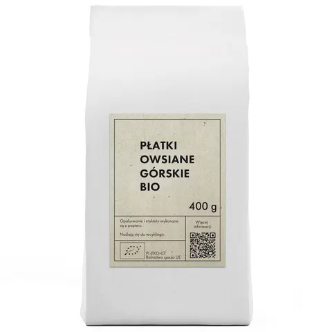 Płatki Owsiane Górskie BIO 400g The Planet