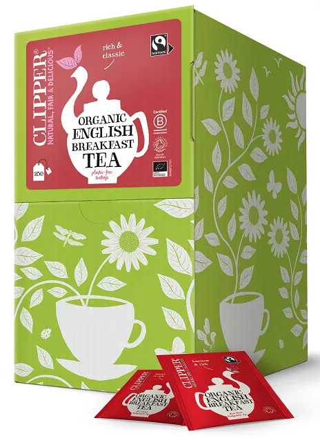 HERBATA ENGLISH BREAKFAST FAIR TRADE BIO (250 x 2,2 g) 550 g - CLIPPER