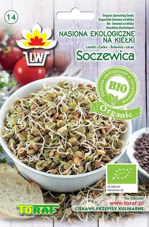 NASIONA NA KIEŁKI SOCZEWICA EKO 30 g - TORAF