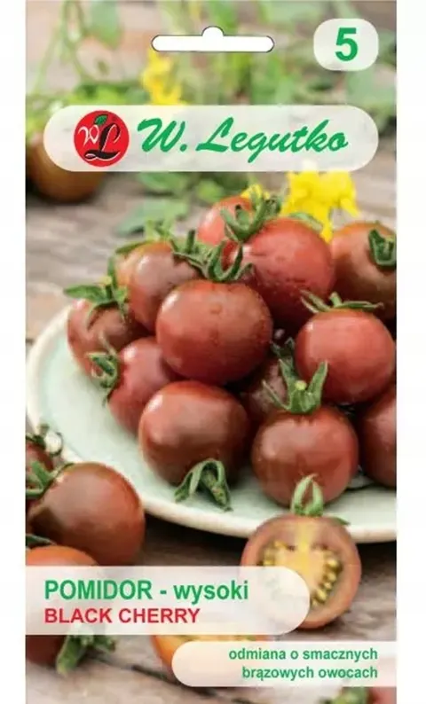 Pomidor wysoki "Black Cherry" 0,2 g - nasiona W. Legutko