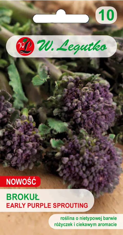 Brokuł Early Purple Sprouting 1g - W. Legutko