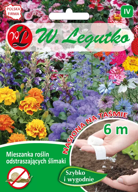 Mieszanka na ślimaki nasiona na taśmie 7m - W. Legutko