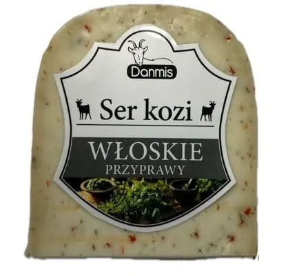 Kozi Ser Dojrzewający z Włoskimi Przyprawami 200 g Danmis