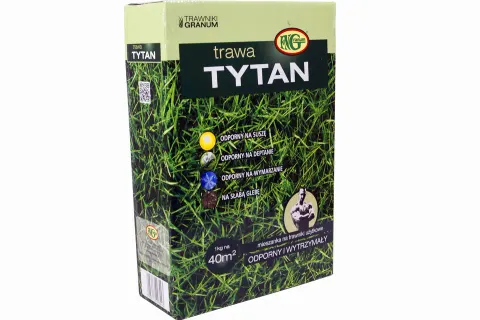 Mieszanka nasiona Trawy odporna na suszę Tytan 1 kg - FN Granum
