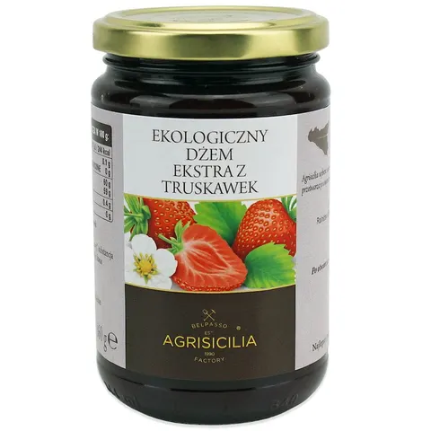 Dżem Eksta z Truskawek BIO 360g Agrisicilia