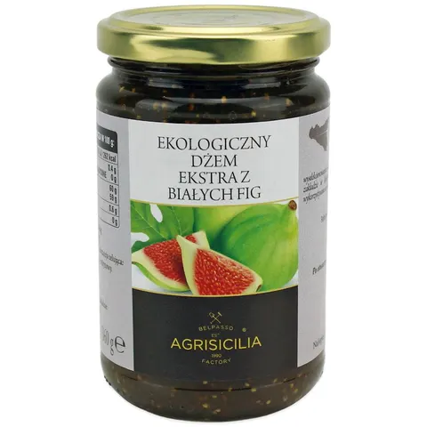 Dżem Ekstra z Białych Fig BIO 360 g Agrisicilia