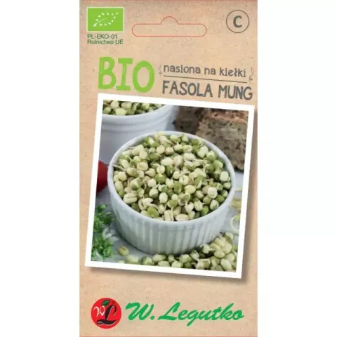 Fasola Mung Bio Kiełki nasiona 30g - W. Legutko