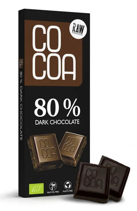 Czekolada Ciemna 80% BIO 40 g Cocoa