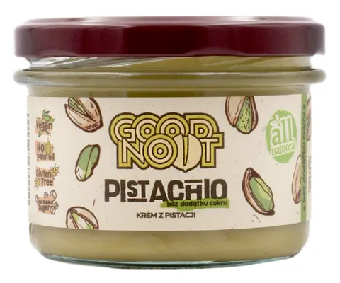 Krem Pistacjowy bez Dodatku Cukrów 200 g Good Noot