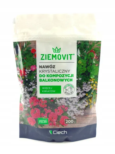 Nawóz krystaliczny do roślin balkonowych 200g - Ziemovit