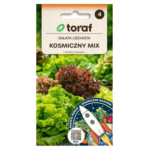Sałata liściowa Kosmiczny Mix nasiona 1g - TORAF
