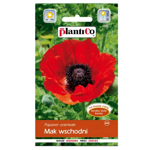 Mak wschodni nasiona 0,5g - PlantiCo