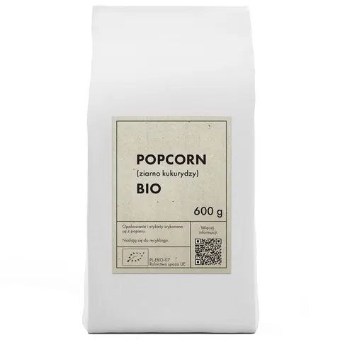 Popcorn (Ziarno Kukrydzy) BIO 600g The Planet