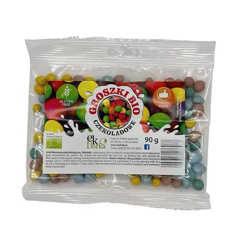 Groszki w Czekoladzie Bezglutenowe BIO 90g Ekoflorka