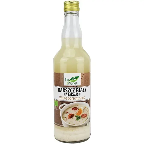 Barszcz Biały Na Zakwasie Niepasteryzowany BIO 500ml Bio Planet