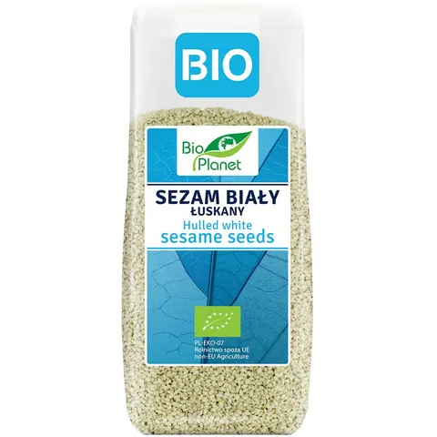 Sezam Biały Łuskany BIO 200g Bio Planet