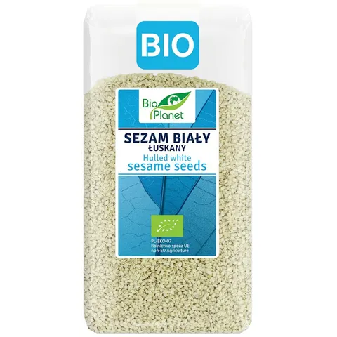 Sezam Biały Łuskany BIO 400g Bio Planet