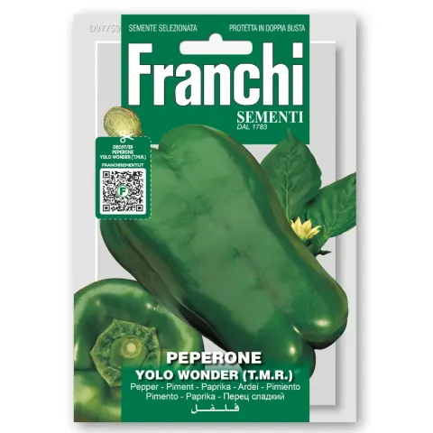 Papryka Yolo Wonder nasiona 1,5g - FRANCHI