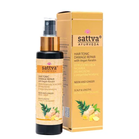 Wcierka do Skóry Głowy Odbudowująca Neem & Imbir 100 ml Sattva