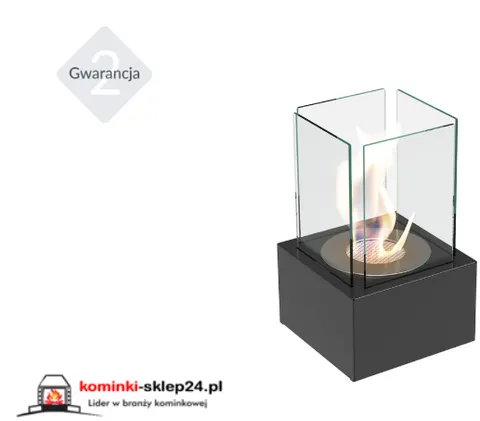 Biokominek TANGO 1 czarny