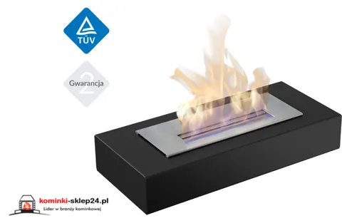 Biokominek INDIA czarny z certyfikatem TÜV