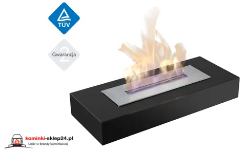 Biokominek INDIA MAX czarny z certyfikatem TÜV