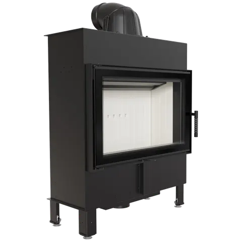 Kominek KRATKI LUCY 14 SLIM wkład kominkowy + dolot, moc 10 kW
