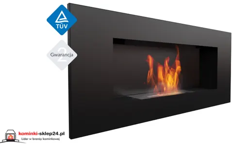 Biokominek DELTA 2 czarny z certyfikatem TÜV